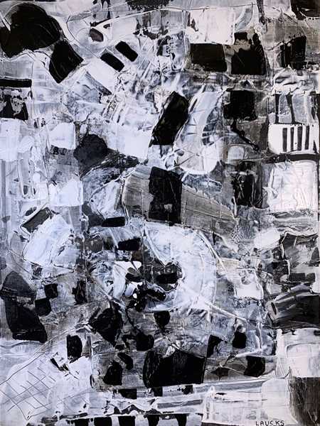 Dwelling in Winter (6) by Salt Spring artist M Laucks